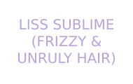 liss sublime frizzy and unruly hair